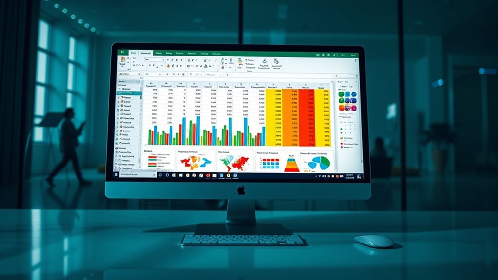 charts and conditional formatting