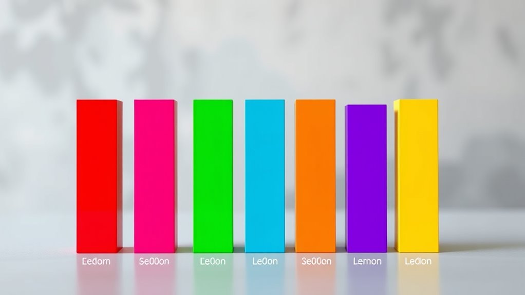 color labels readability clarity