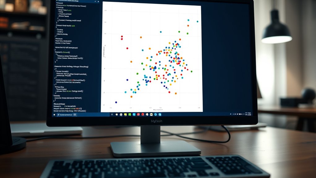 create python scatter plot