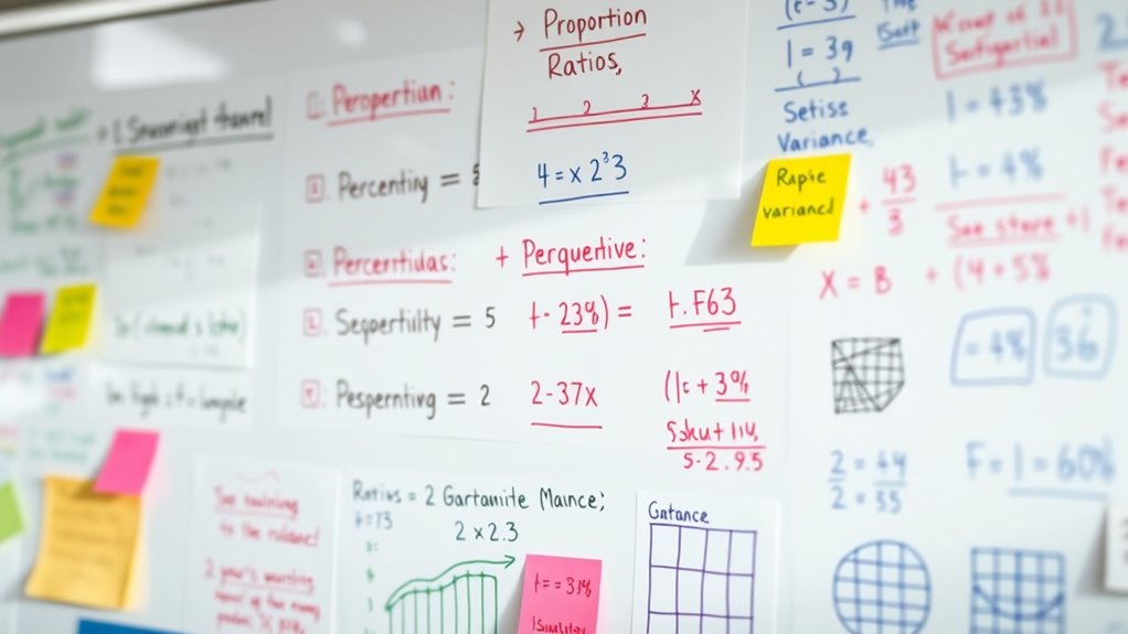 understanding proportions and percentages