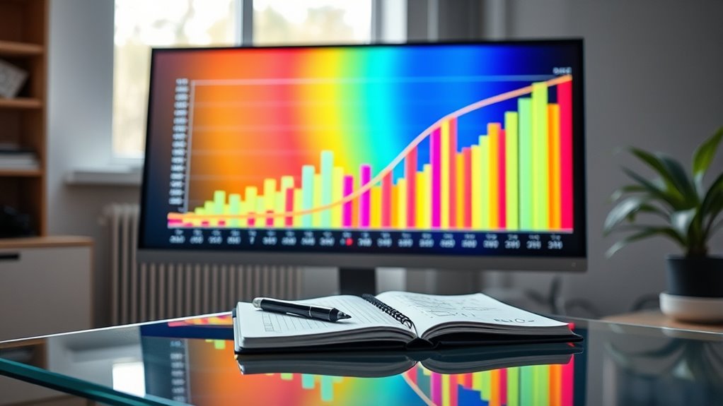 visualize data with mean