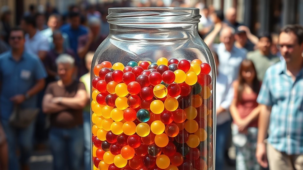 probability stabilizes with size