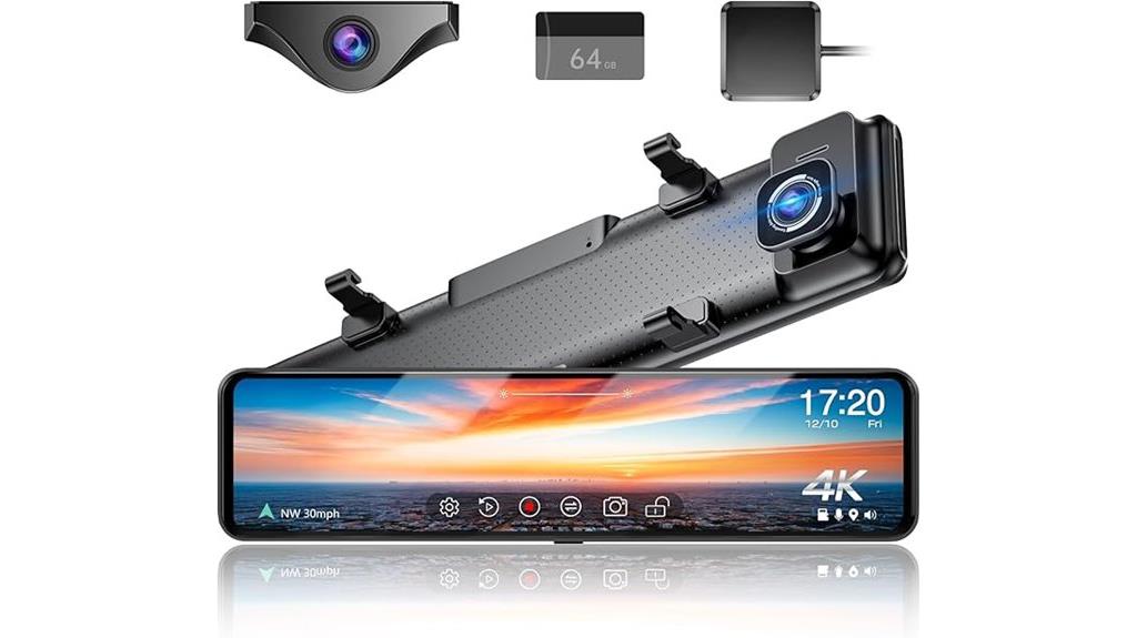 12mp 4k uhd dash cam