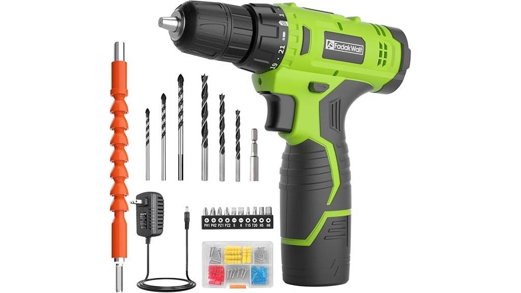 12v cordless drill kit