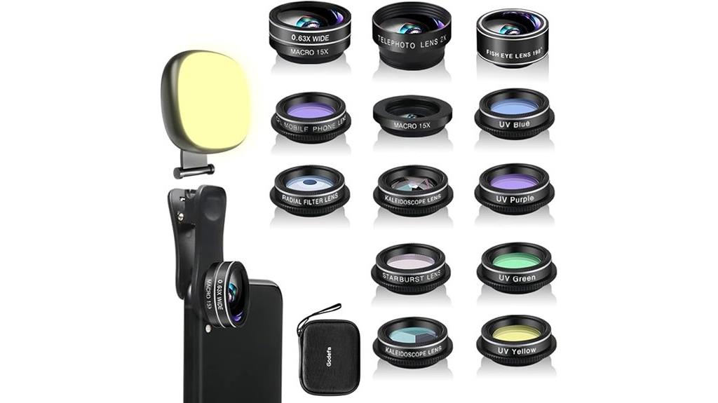 14 in 1 phone lens set