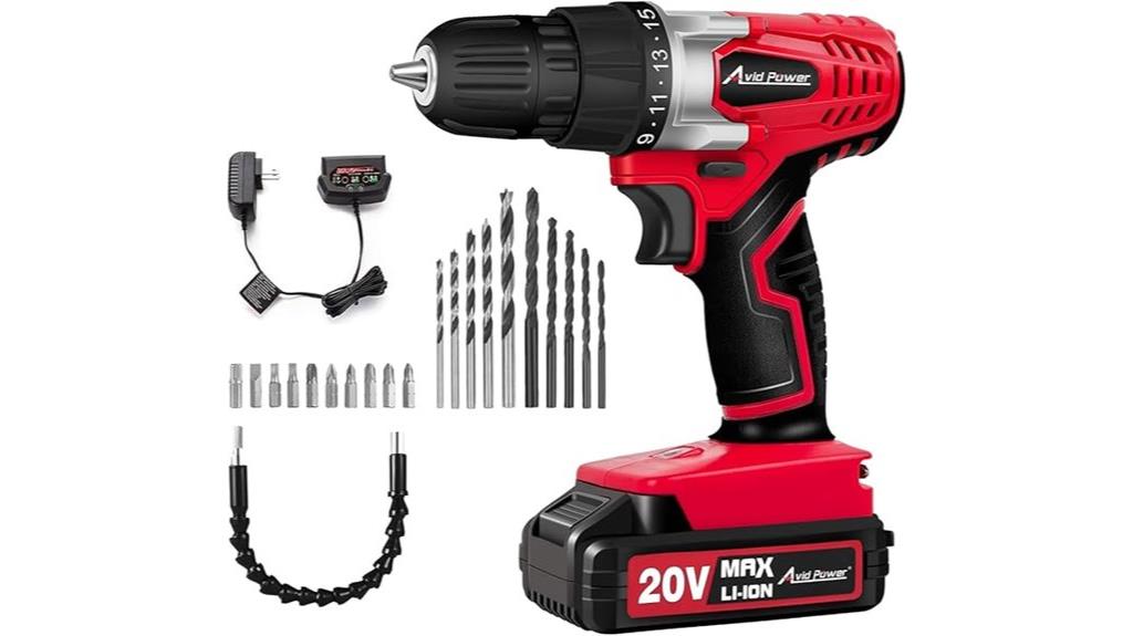 20v max cordless drill