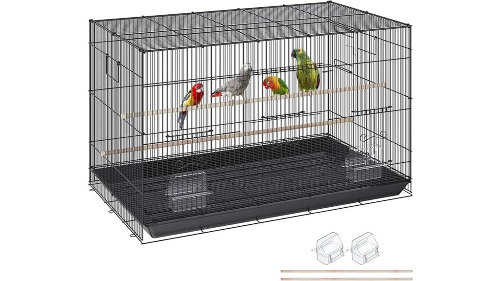 30 inch bird cage with tray