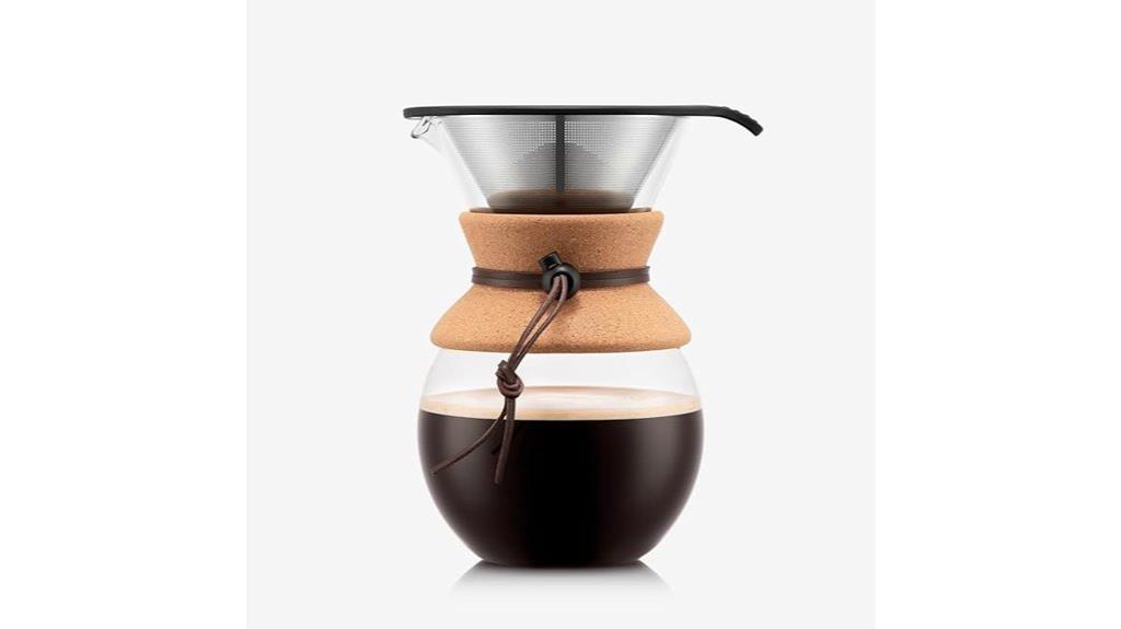 34 ounce pour over coffee maker