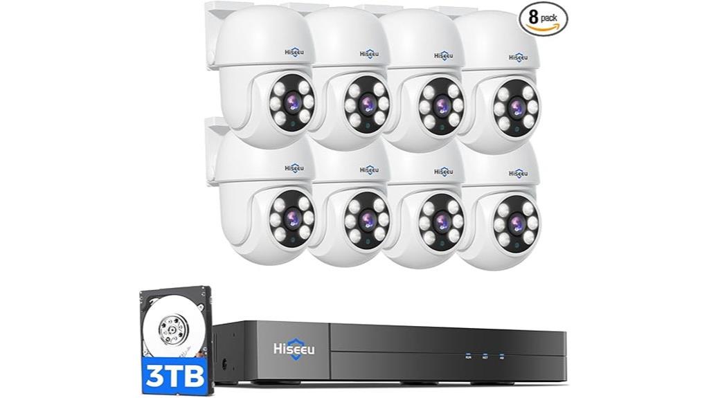 3k outdoor wired security