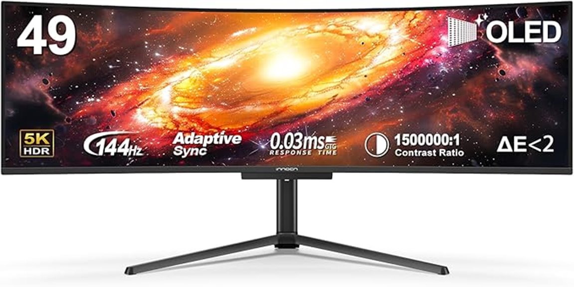 49 inch oled ultrawide curved gaming