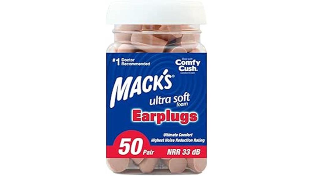 50 pairs foam earplugs