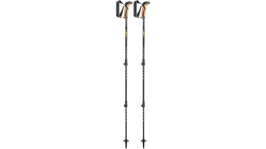 adjustable aluminum trekking poles