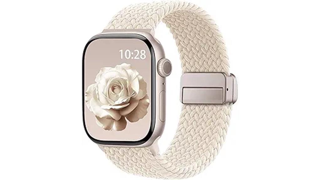 adjustable braided watch band