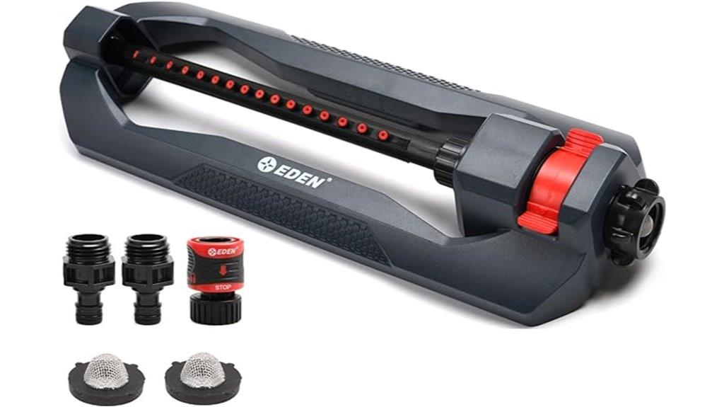 adjustable garden sprinkler system