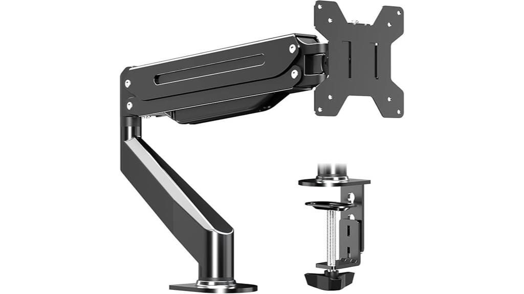 adjustable monitor gas spring