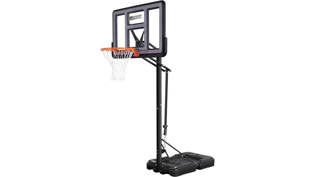 adjustable portable basketball hoop