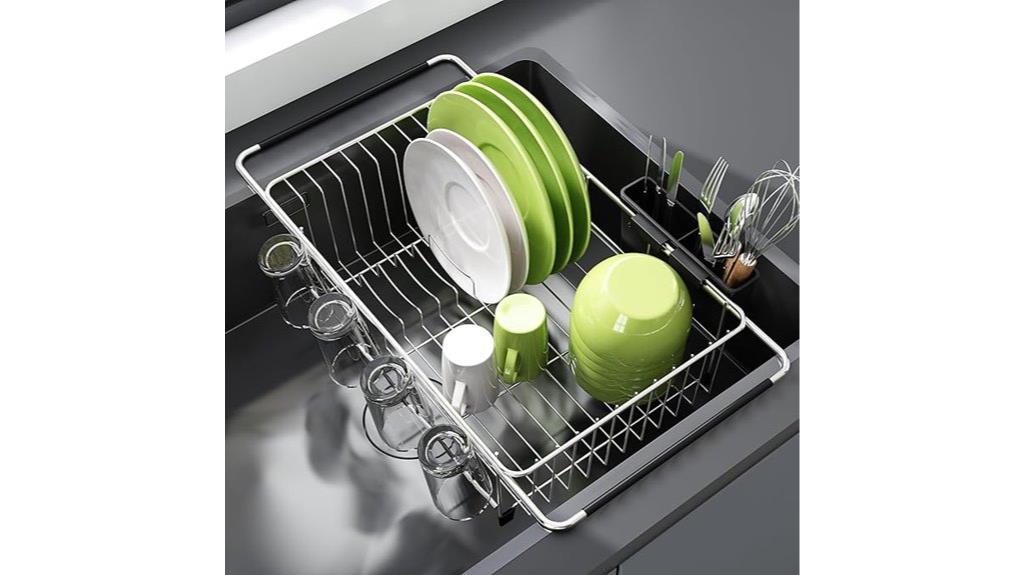 adjustable stainless drying rack