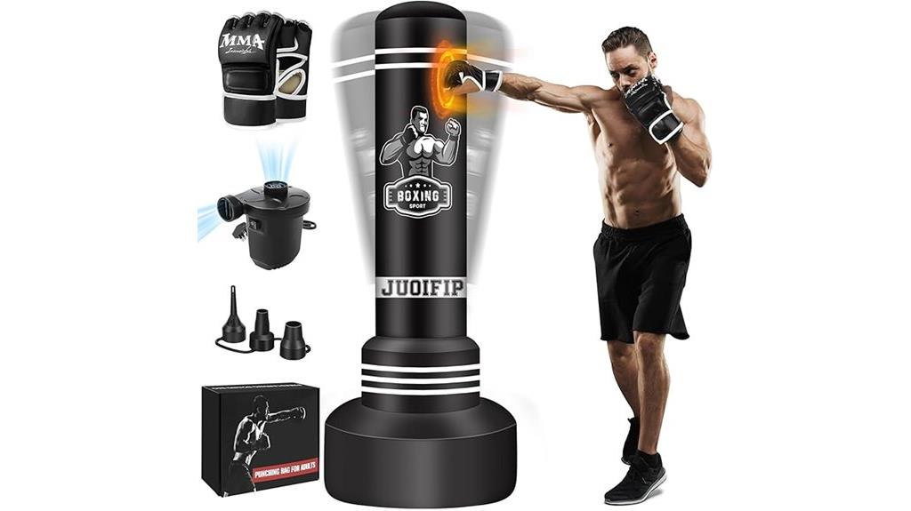 adult freestanding punching bag