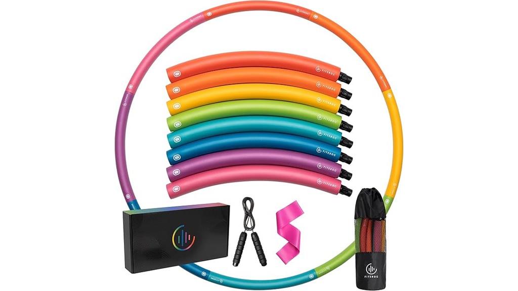 adult weighted hoop set