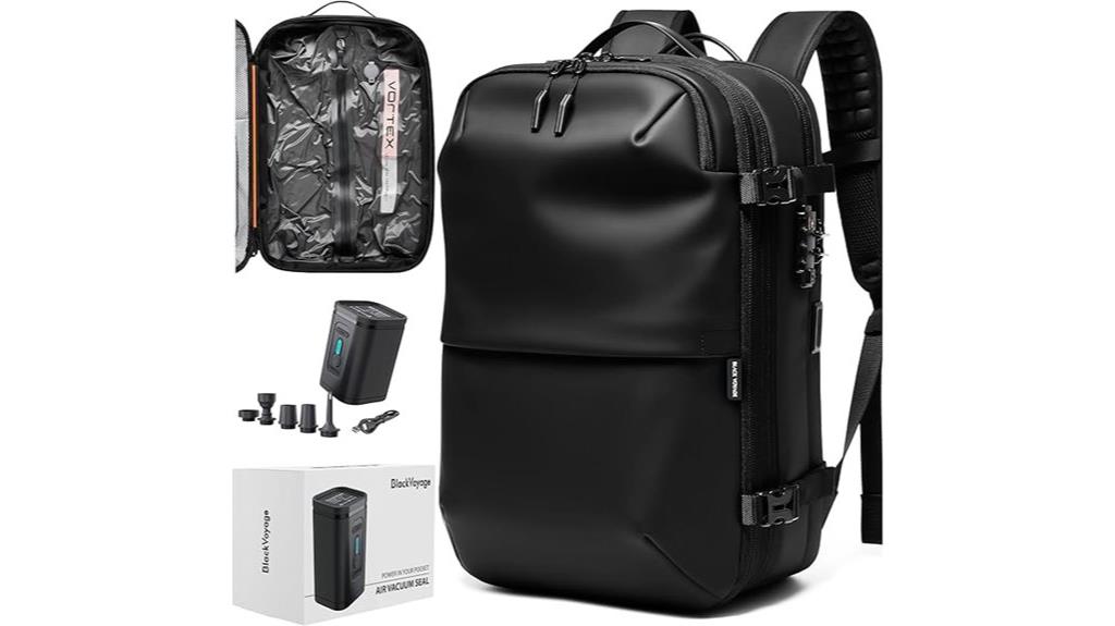 air compressed travel backpack