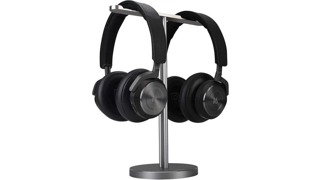 aluminum desk headphone holder