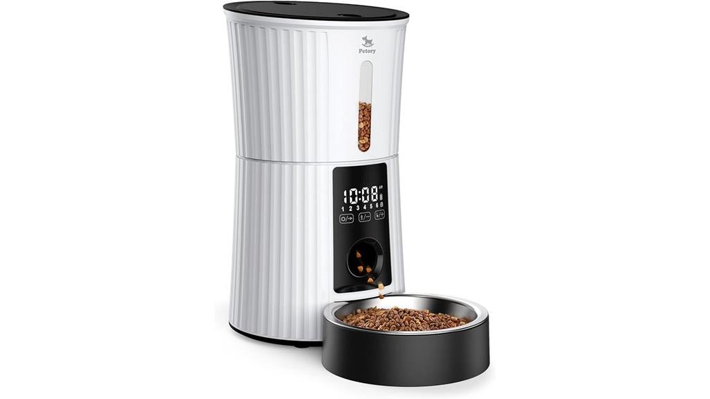 automatic cat feeder 4l