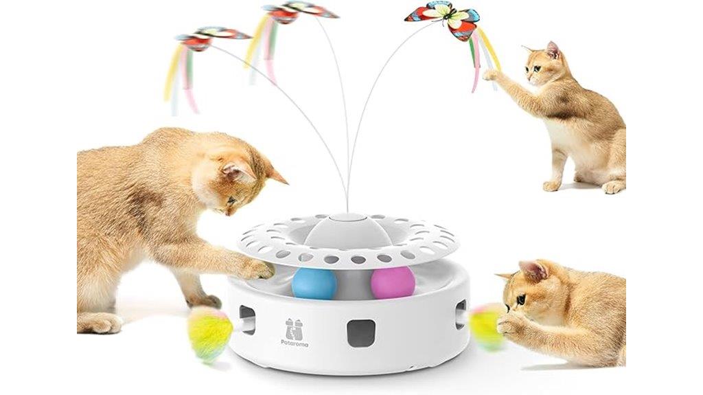 automatic cat toy features