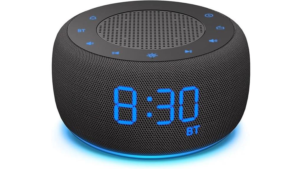 bluetooth alarm clock radio