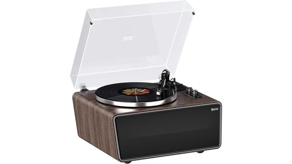 bluetooth record player combo