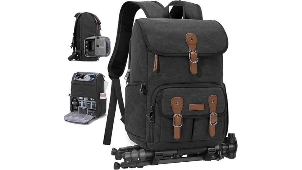camera backpack with laptop compartment