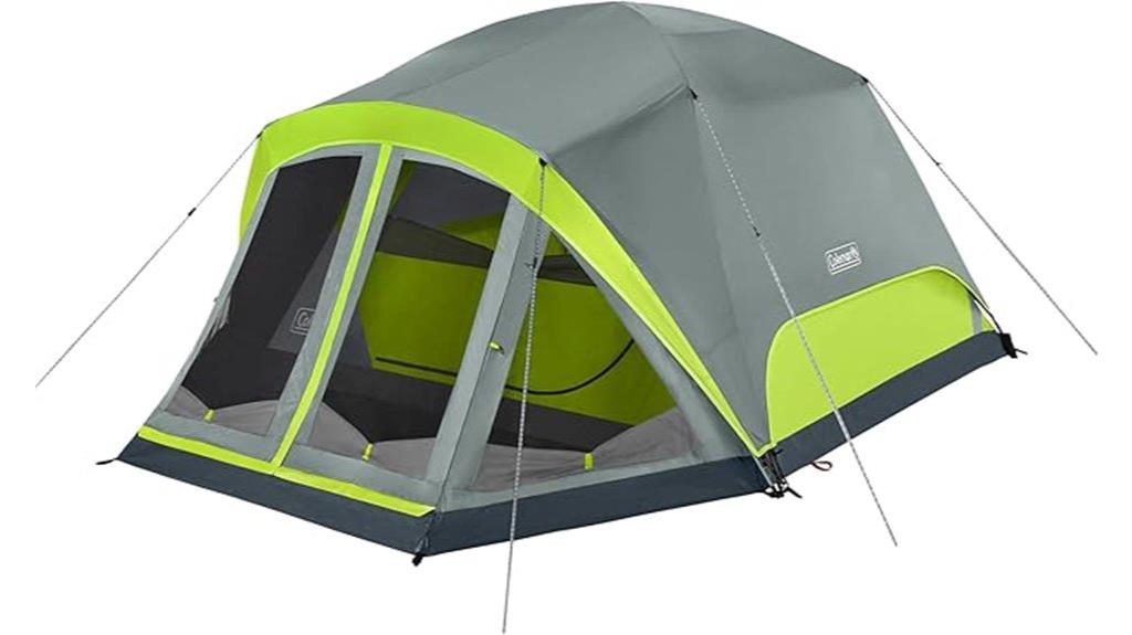 camping tent with screened porch