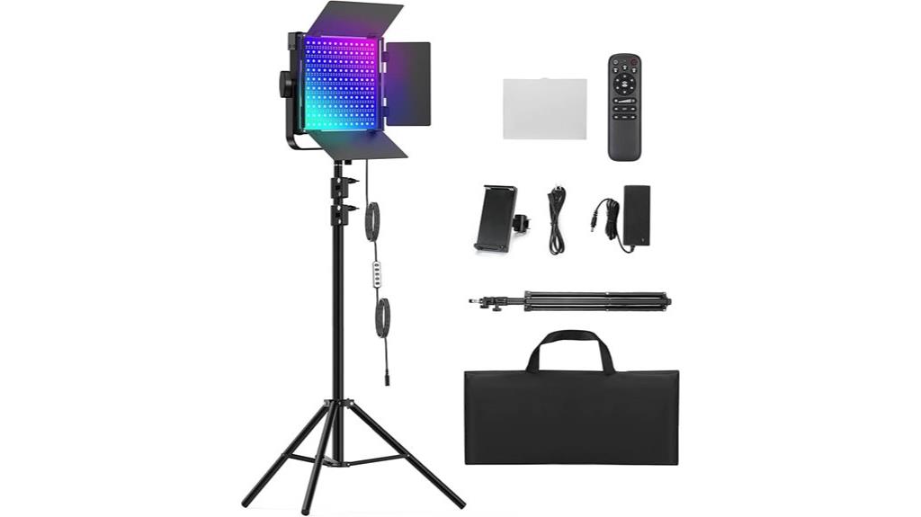 color changing led studio lights