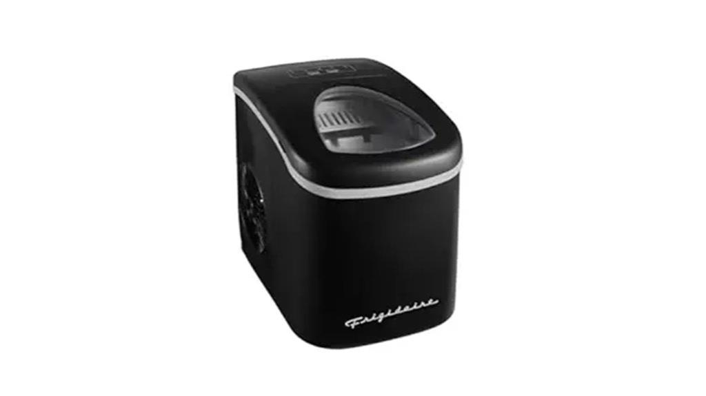 compact black ice maker