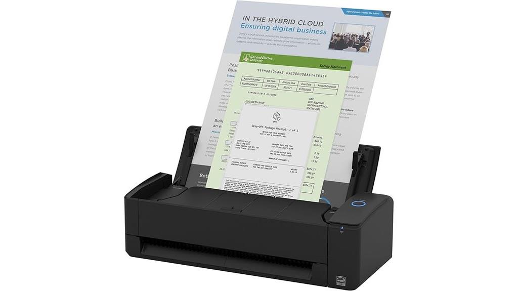 compact wireless document scanner
