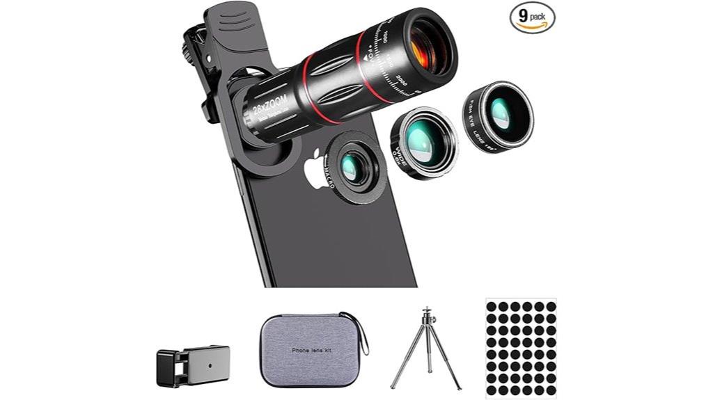 complete phone lens set