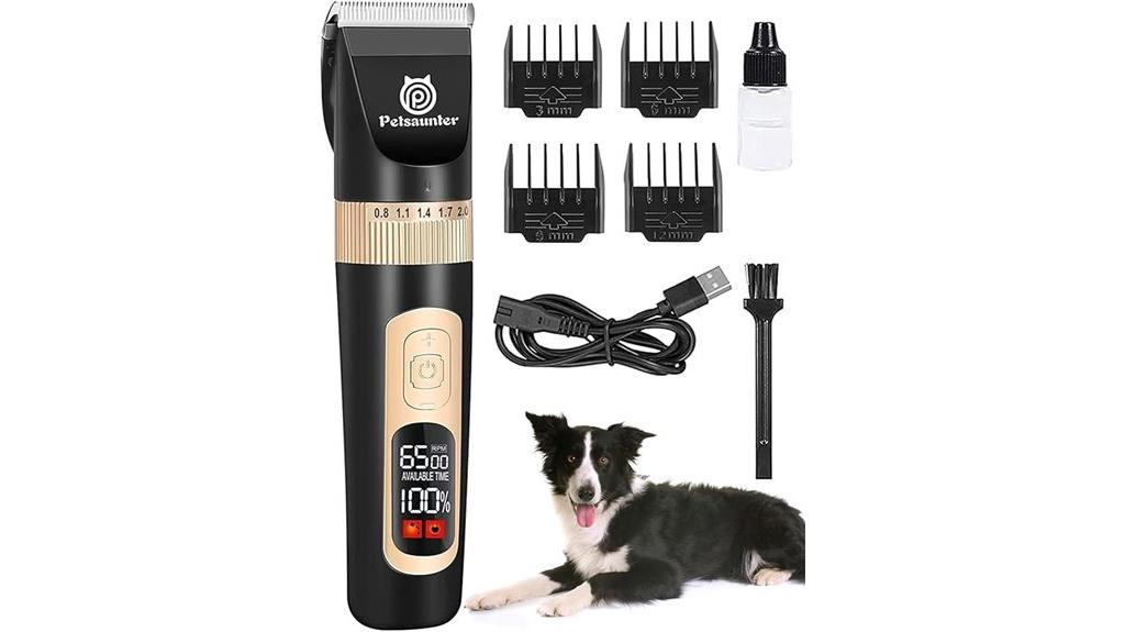 cordless 4 speed pet trimmer