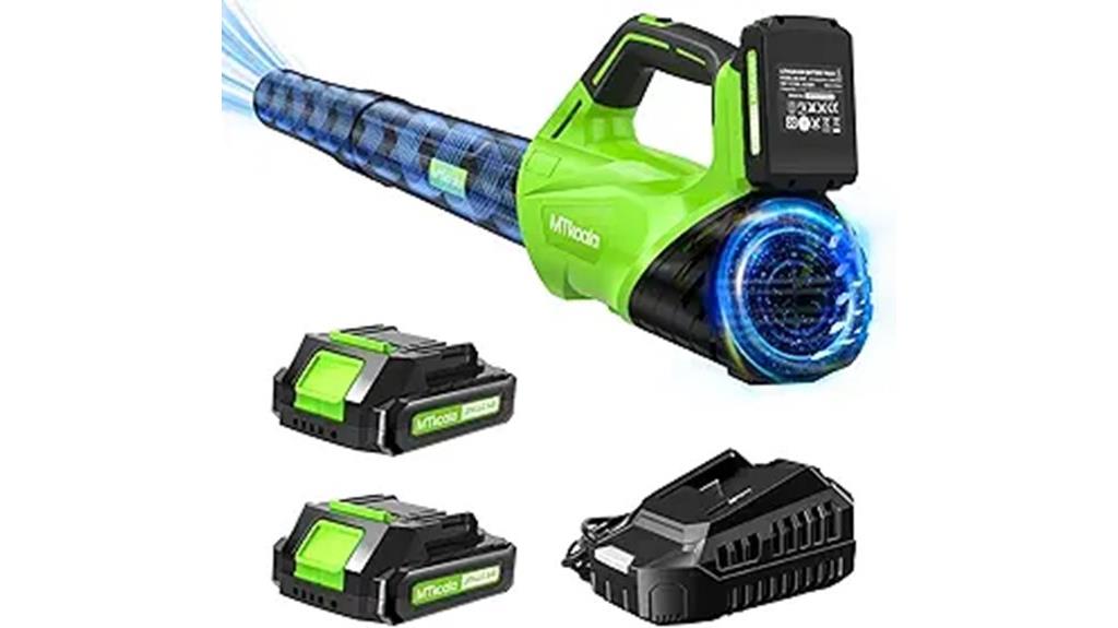 cordless blower with batteries