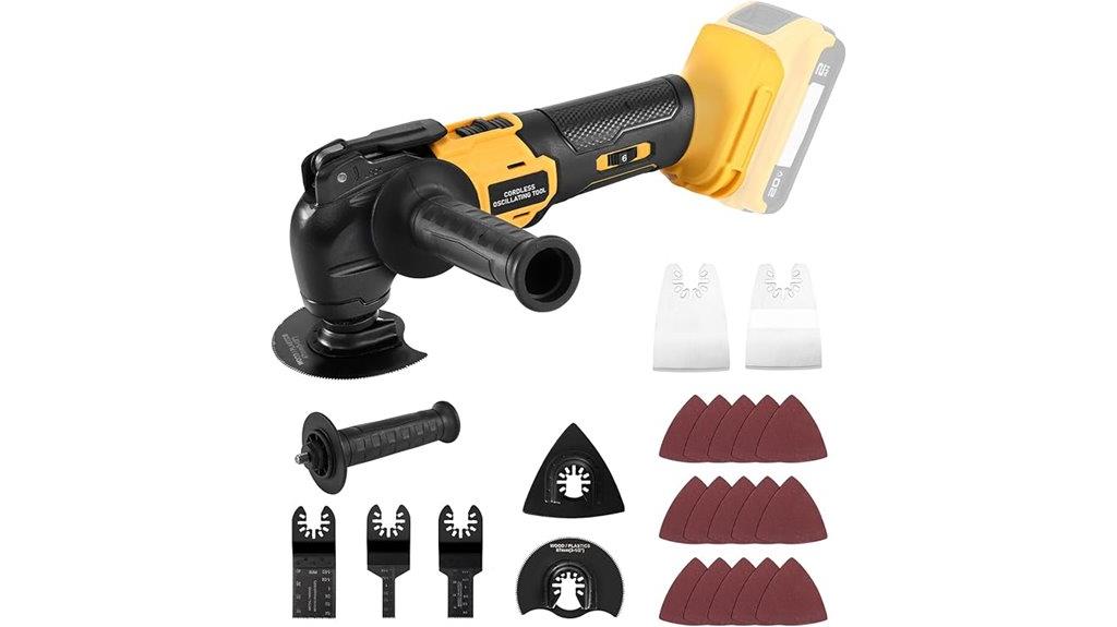 cordless multi tool with accessories