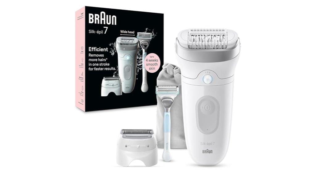 cordless wet dry epilator