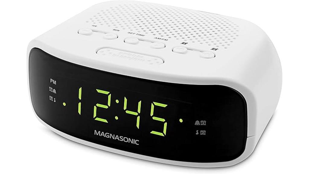 digital clock radio backup