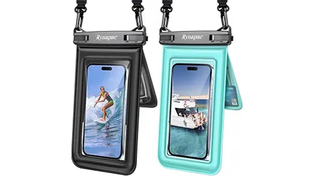 double bag waterproof phone pouch