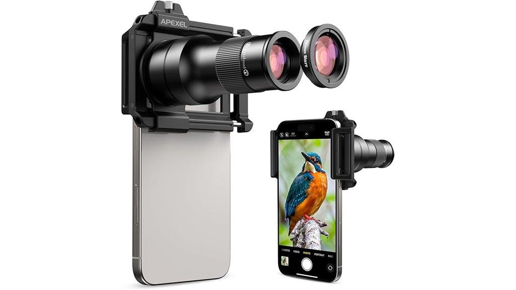 dual lens phone kit