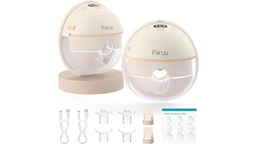 dual wireless breast pump