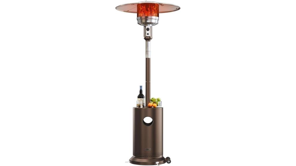 east oak 50 000 btu patio heater