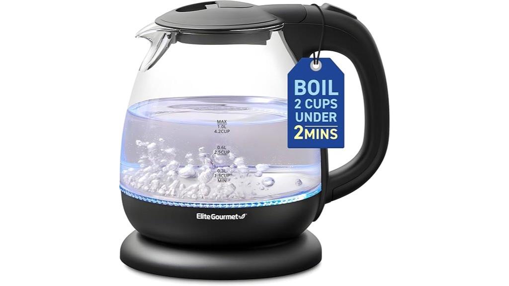 electric bpa free glass kettle