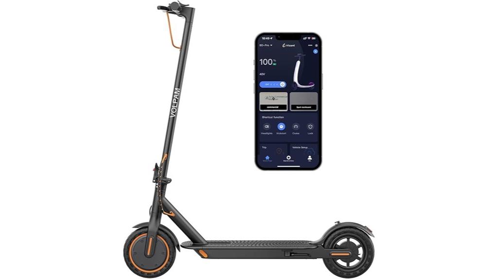 electric scooter with powerful motor