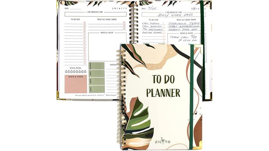 elegant daily task organizer