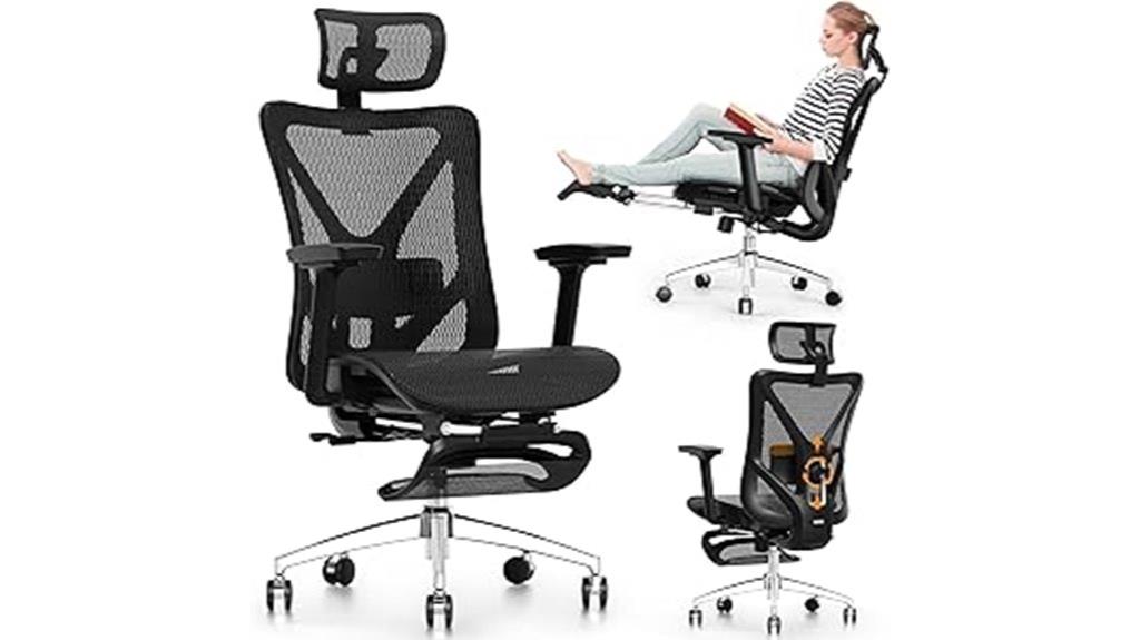 ergonomic chair with support