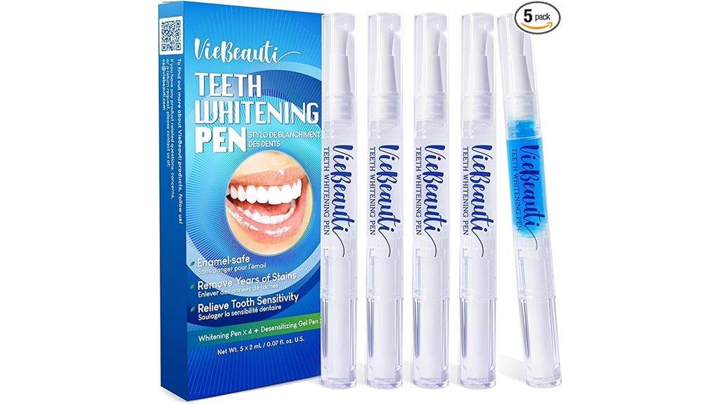 five pen whitening gel kit