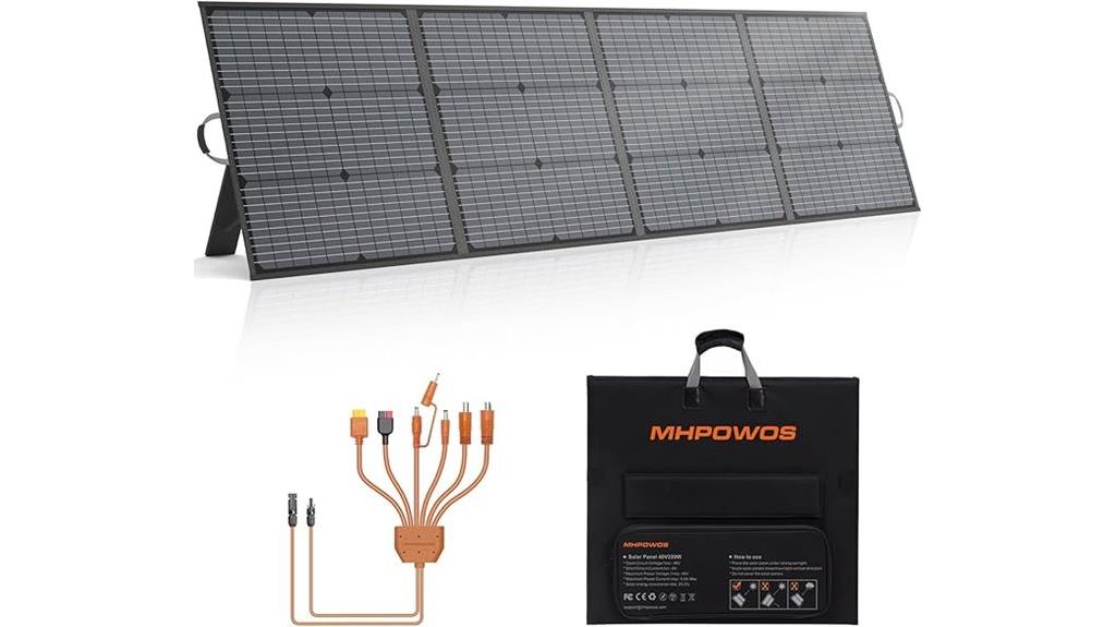 foldable 220w solar charger